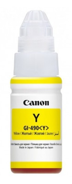 Cartouche d'encre Canon GI-490 Y Jaune bottle - 7000 pages