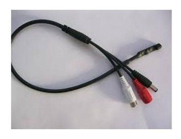 Mini microphone cable voix