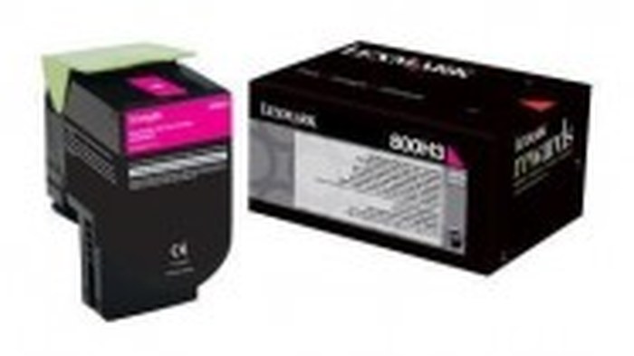 800H3 CX410 TONER Magenta haute capacité (3K) (80C0H30)