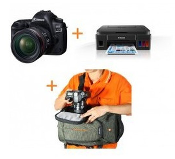 CAMERA EOS 5D + SAC + PIXMA G3400