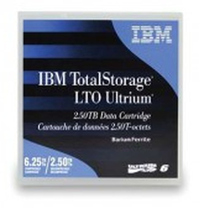 Cartouche de données IBM LTO 6 Ultrium 2.5 TB (IBM00V7590)