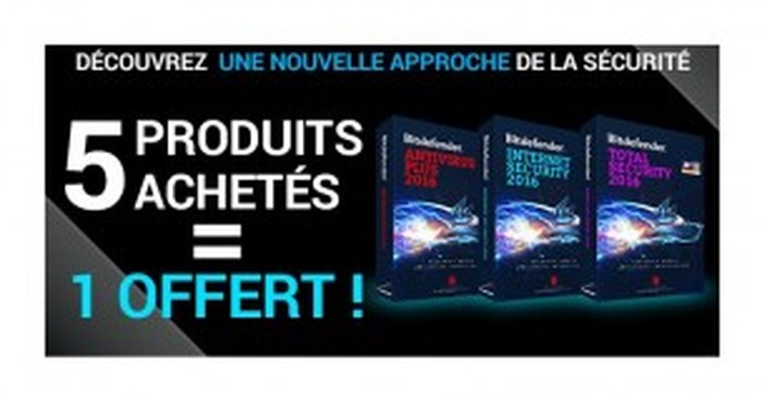 Promo 5*Bitdefender Antivirus (DS2766)